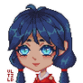 Commission Sample:100x100 Pixel Icon(Miki)