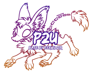 P2U SpoopyFox 2.0 Lineart