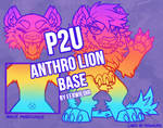 P2U Anthro Lion Base