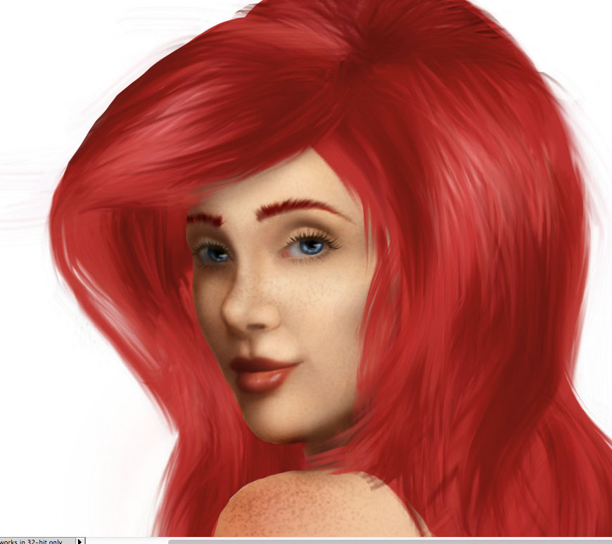 Ariel WIP by DanniCaboodle on DeviantArt