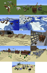 Minecraft Map Decorations: Animals