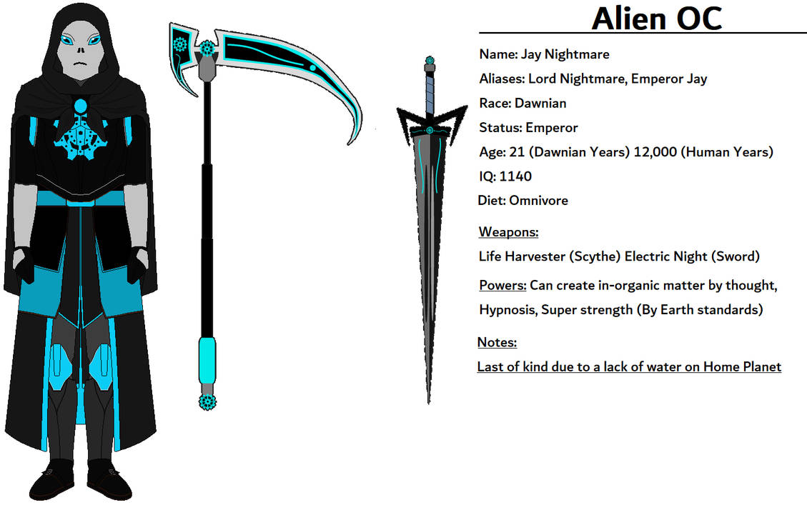 Alien OC by NightmareKingA113 on DeviantArt