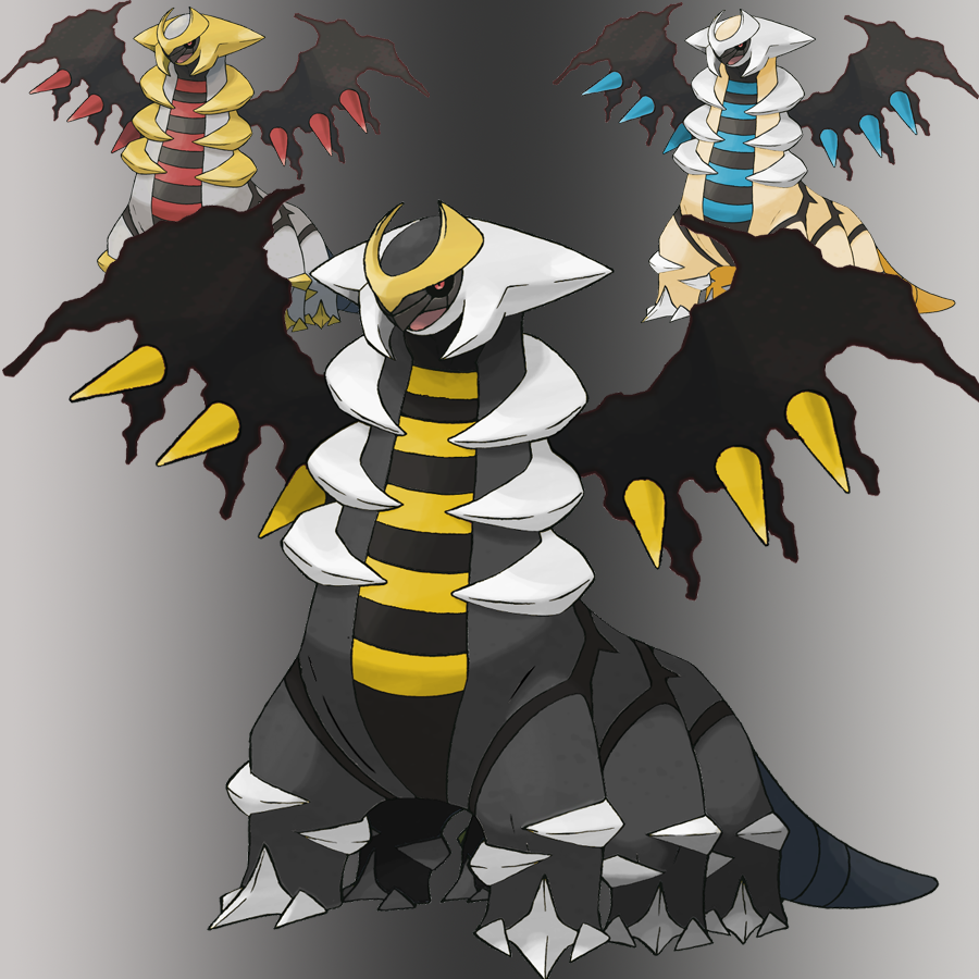 Shiny Giratina by ElementalDraws on DeviantArt