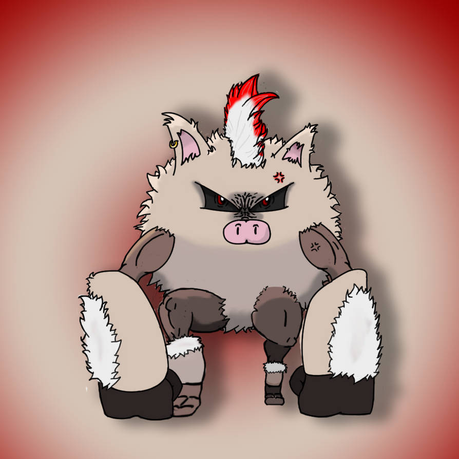Primeape Evolution: Primage by EpicGordoMan on DeviantArt