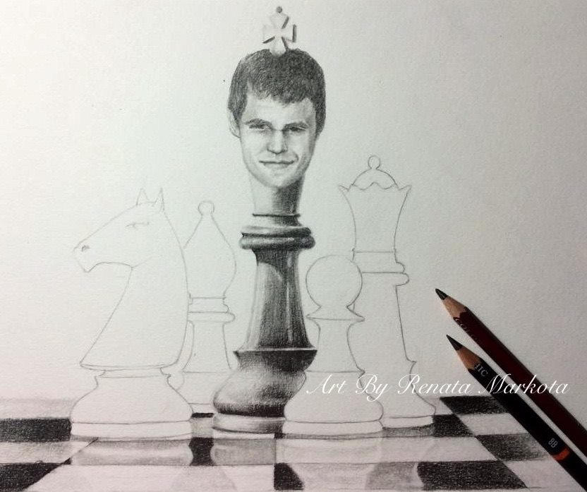 Magnus Drawing Portrait Drawing of Magnus Carlsen by ArtMadeByRenata on DeviantArt