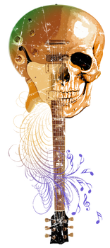 Skull Rock Guitar