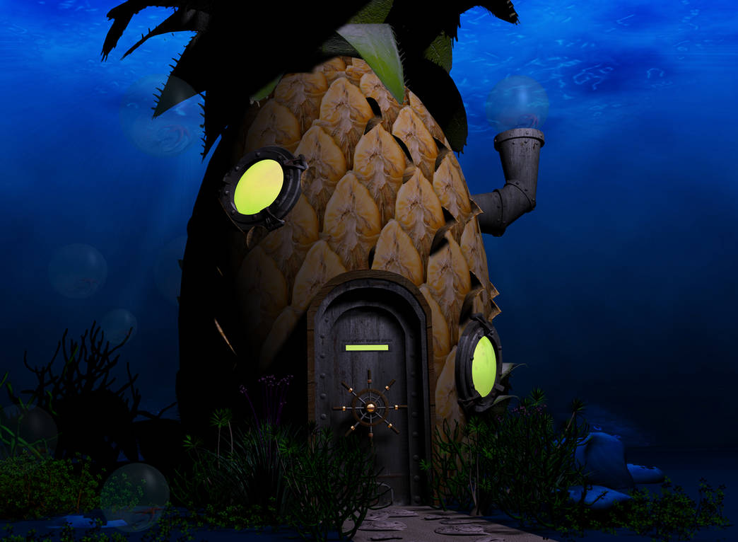 SpongeBob SquarePants House By Rebarcena On DeviantArt spongebob-squarepants-house-by-rebarcena-on-deviantart