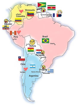 Mapa Sudamericano