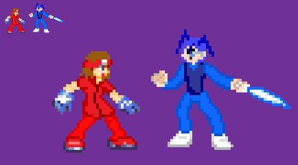 blaze and Maik sprites