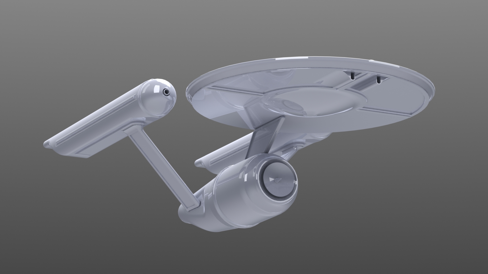 star trek starship enterprise concept WIP