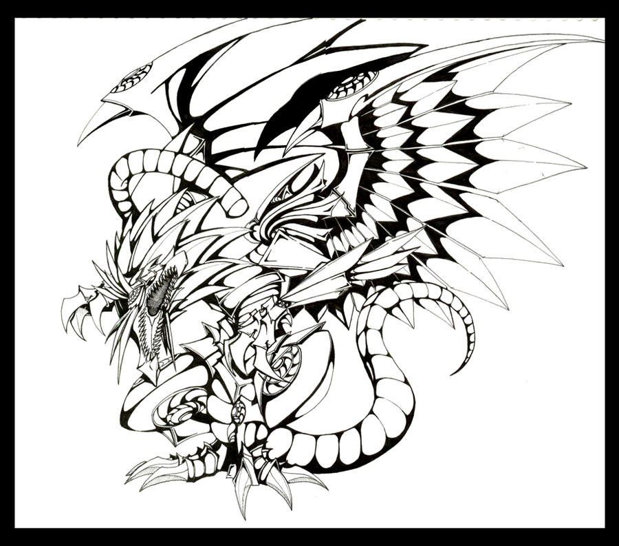 The Winged Dragon of Ra by EraserRain16 on DeviantArt