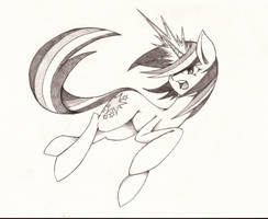 Twilight Sparkle Action Pose