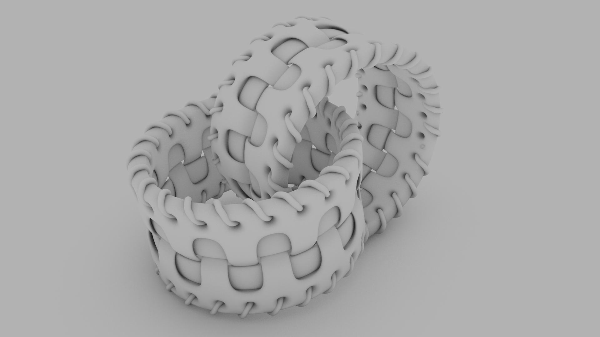 Lederband - Clay Render