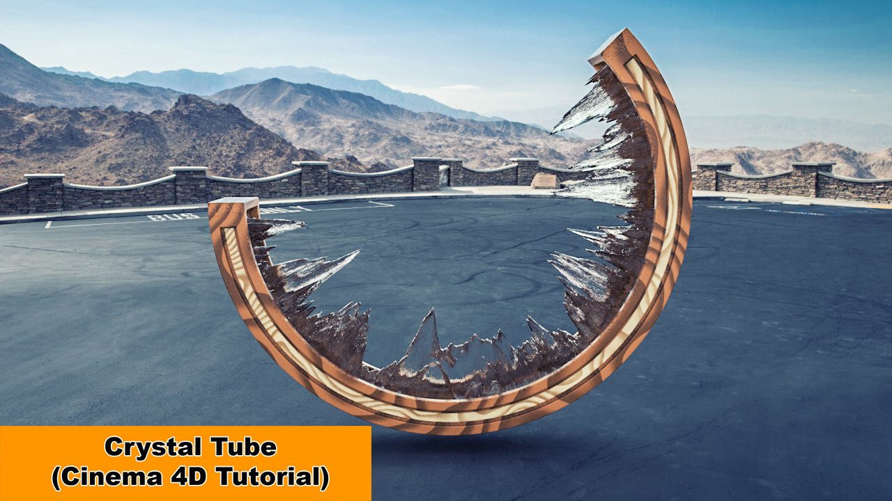 Crystal Tube (Cinema 4D Tutorial)