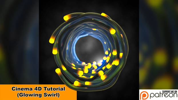 Glowing Swirl (Cinema 4D - Tutorial)