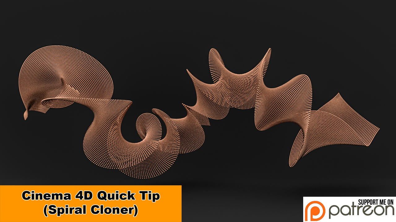 Spiral Cloner (Cinema 4D - Tutorial)