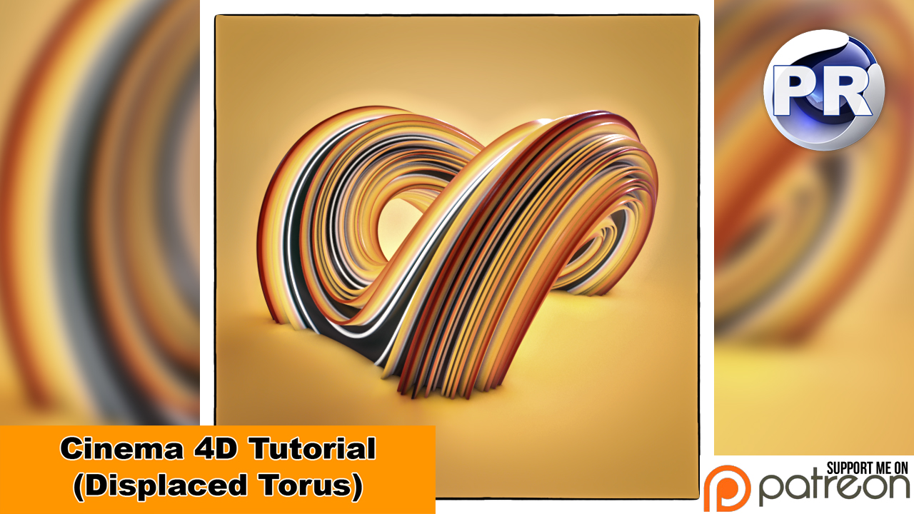 Displaced Torus (Cinema 4D Tutorial)