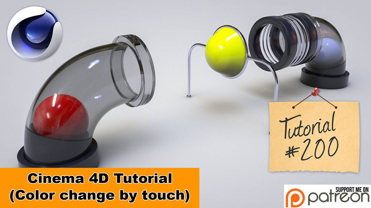 Animated Color Change (Cinema 4D Tutorial) by NIKOMEDIA