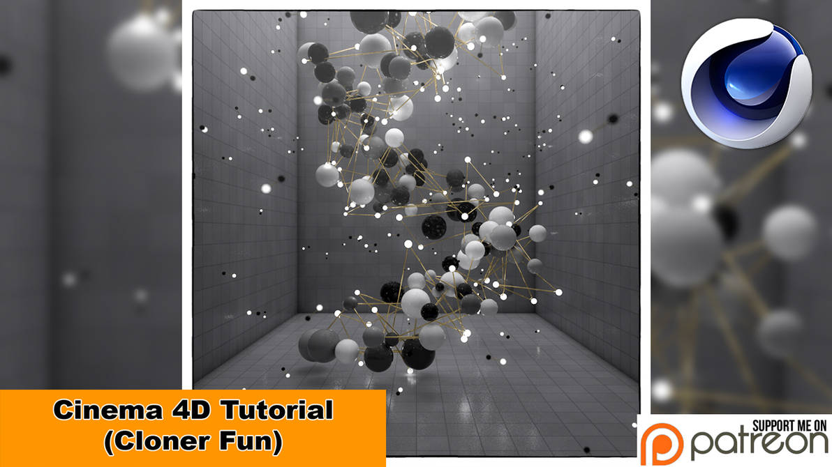 Cloner Fun (Cinema 4D Tutorial) by NIKOMEDIA