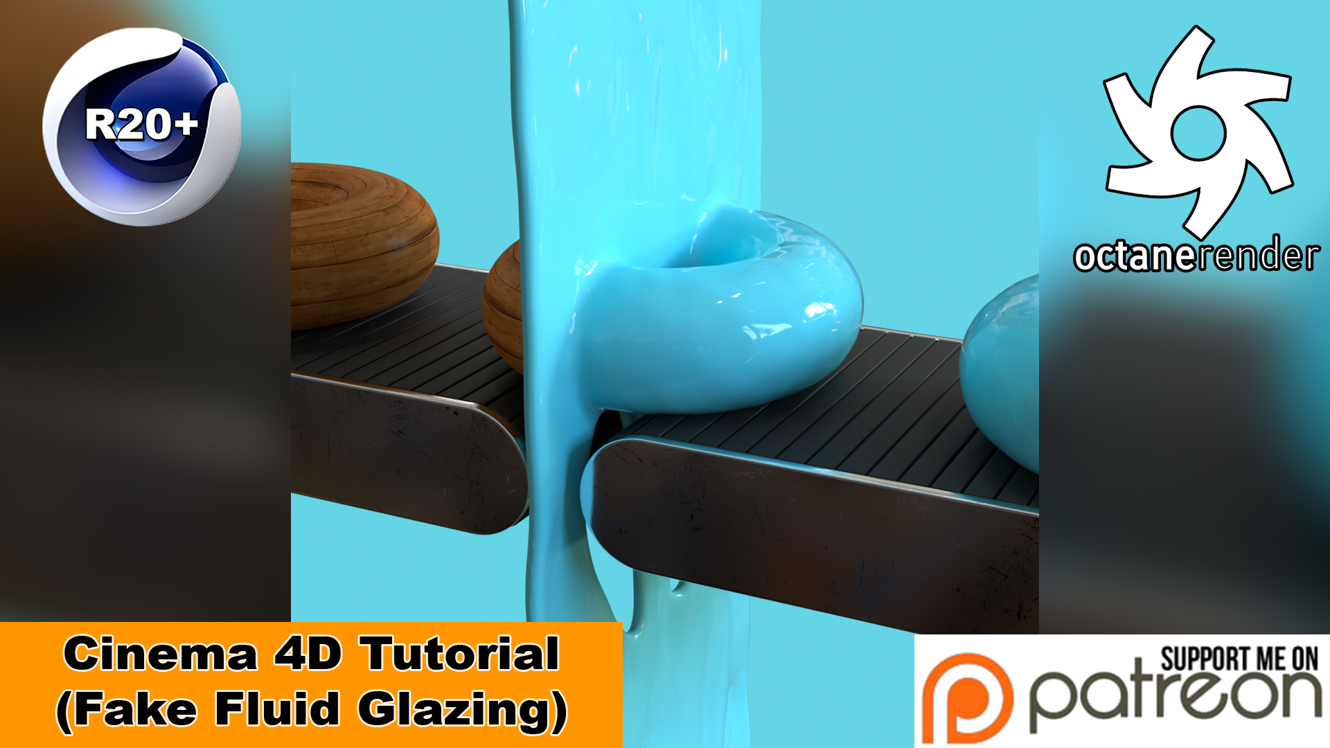 FAKE FLUID GLAZING LOOP (Cinema 4D Tutorial)