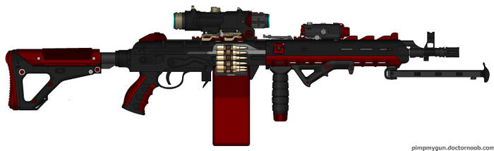 D.I.I. RPMK-94 'Ripper' L.M.G. by Lord-DracoDraconis