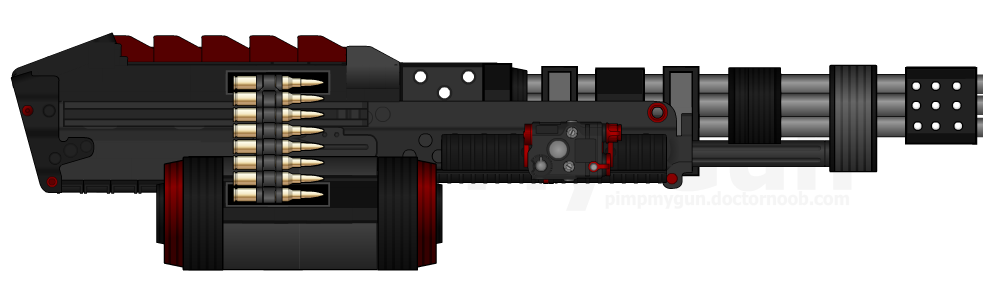 DII GAU-9E2 Tornado Exosuit mounted Gatling gun