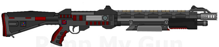 D.I.I. SG055-XR 'Blackout' ArkTek Combat Shotgun