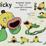Nicky Weepinbell Reference Sheet