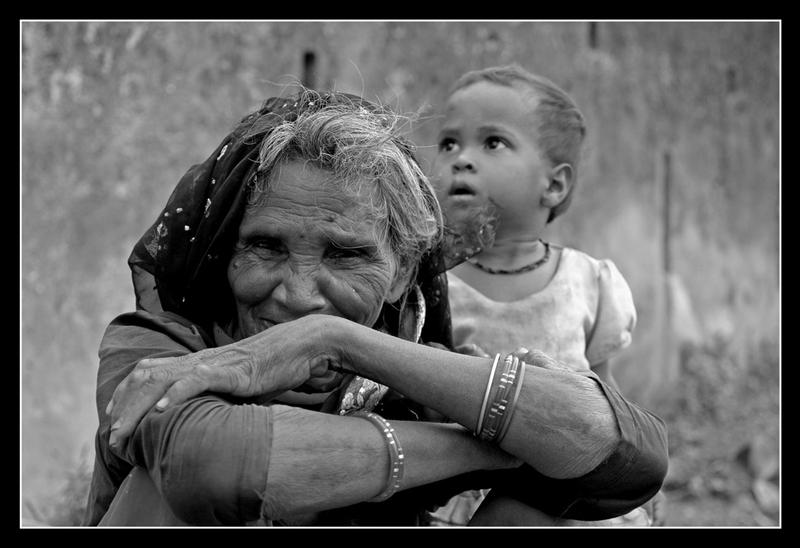 Grandma in Orcha, India