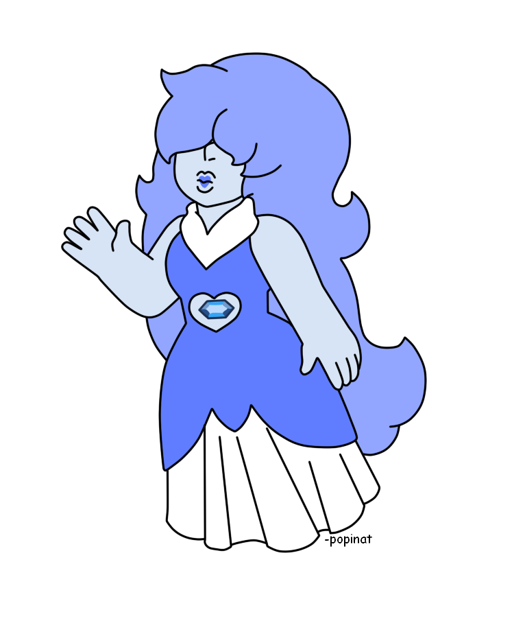 Chibi Gem Custom- Blue Quartz