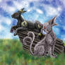 Umbreon and Espeon