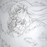 Sleeping Rin and Sesshomaru