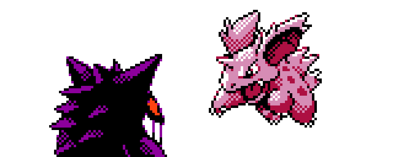 Gengar vs Nidorino (Leaf Green/Fire Red version) by Vidrovov on DeviantArt