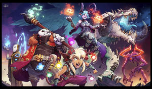 Keyart Duelyst:Unearthed Prophecy