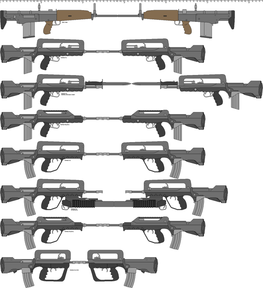 FAMAS Weapon Line by TheFrozenWaffle on DeviantArt