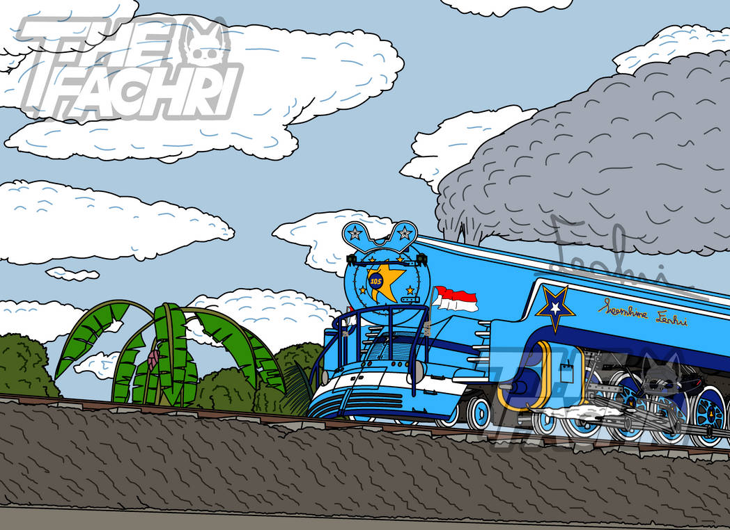 Effortless Custom Fictional Steam Locomotive Art by TheFachri on DeviantArt