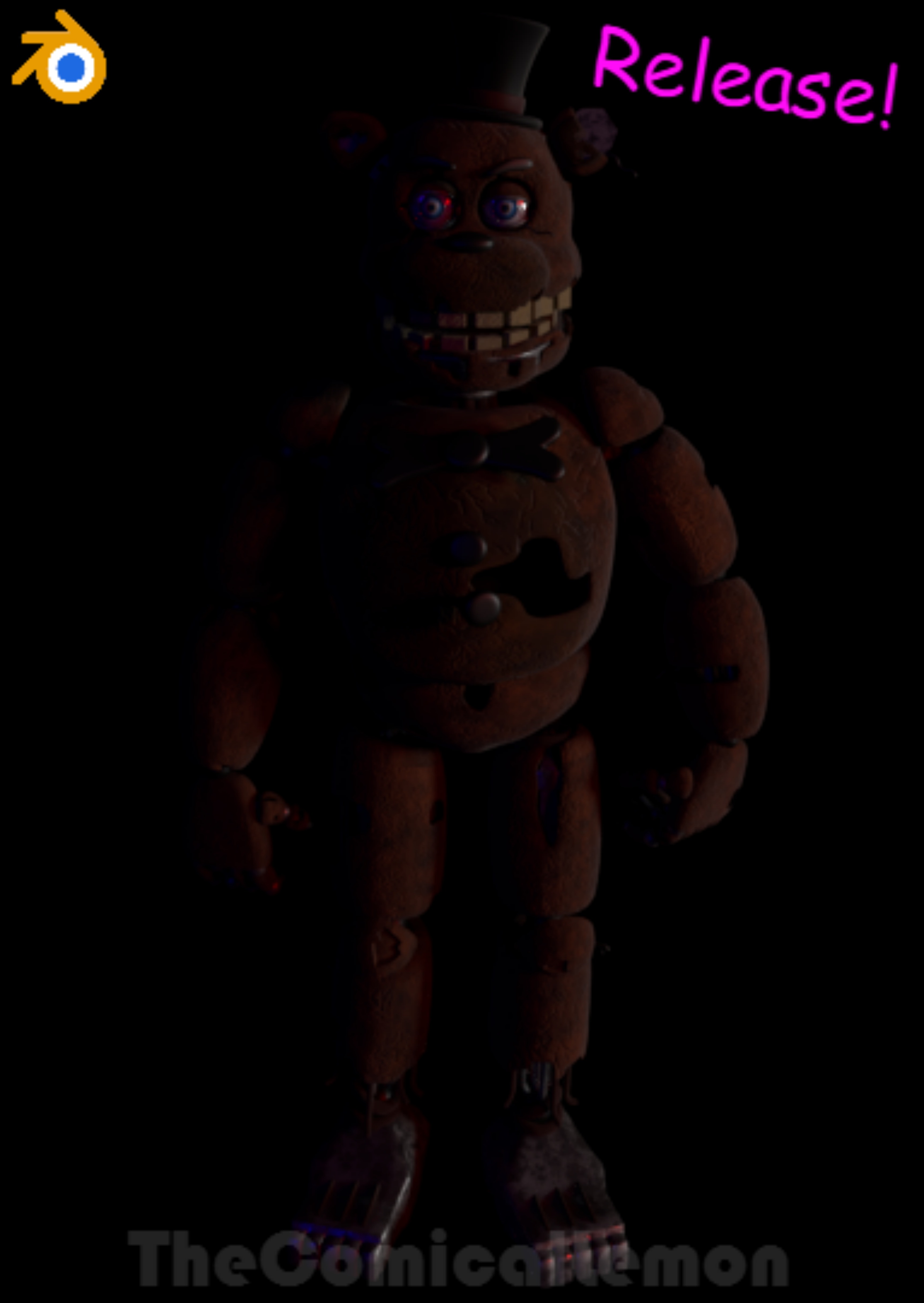 Withered freddy with bonnie's withering (with face) : r