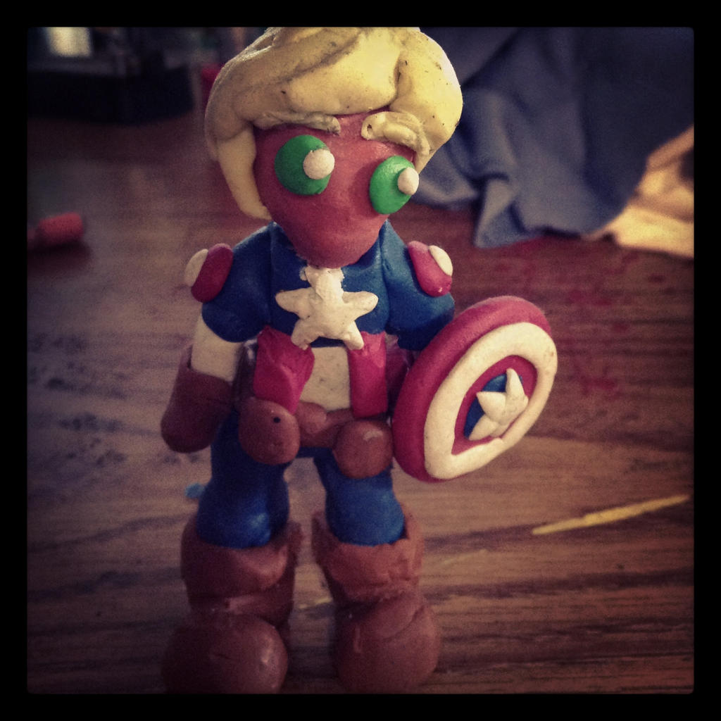 Clay Captain America ^u^