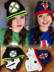 X-Ray and Vav beanies!