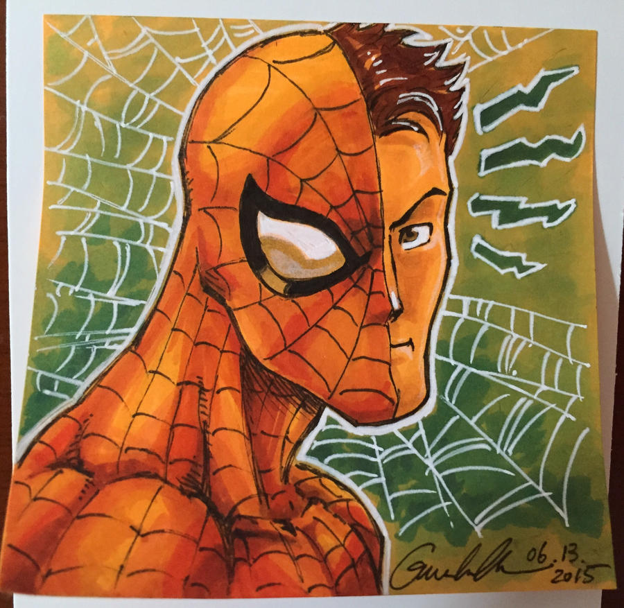 Spiderman Portrait bloc-notes