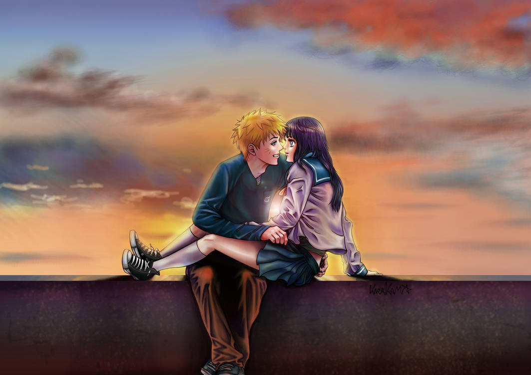 konoha sunset by kirakam