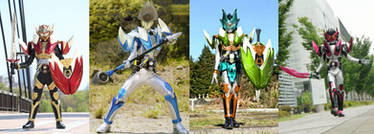 All Four Ringo Riders (Mars-Kamuro-Idun-Jam)