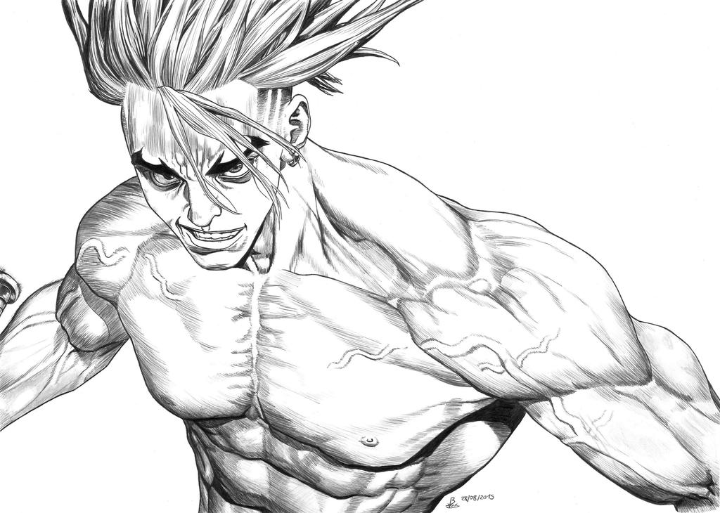 Dessin 198 Ken from Sun Ken Rock Boichi