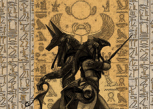 Anubis and Osiris
