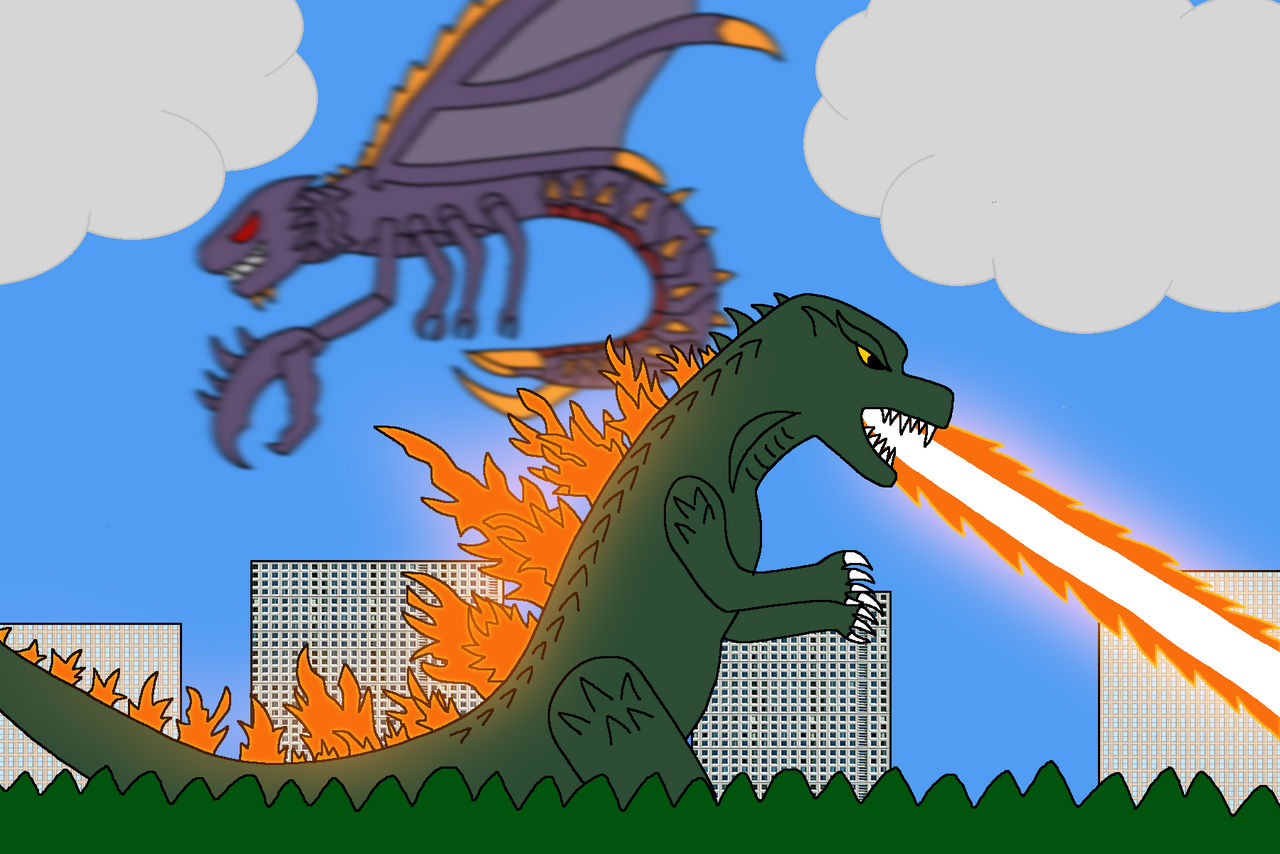 Godzilla Earth Vs Giga Chimera by SuperBronyGraeden on DeviantArt