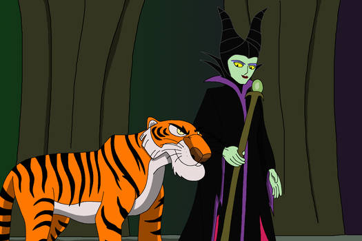 Maleficent and Shere Khan