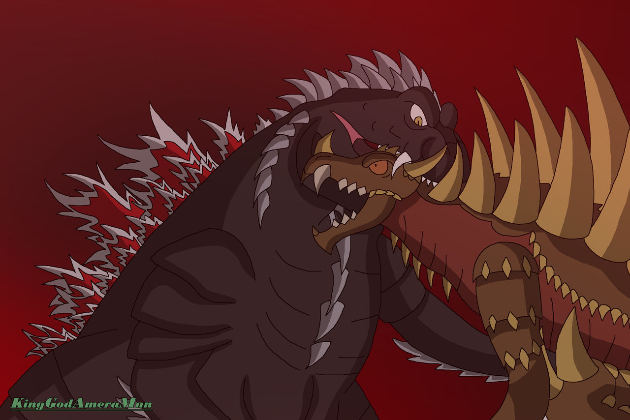 Godzilla Rivals Anguirus Godzilla Ultima vs Anguirus by KingGodAmeraMan on DeviantArt