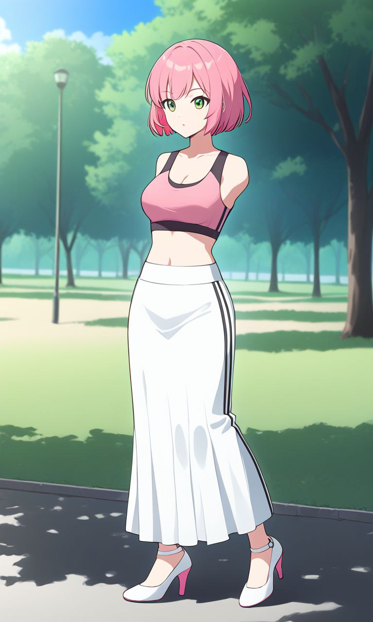 Pink armless girl by iaebucabak on DeviantArt