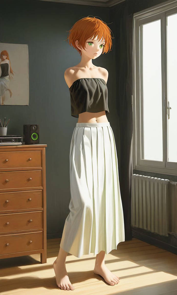 Barefoot armless girl (realistic) by iaebucabak on DeviantArt