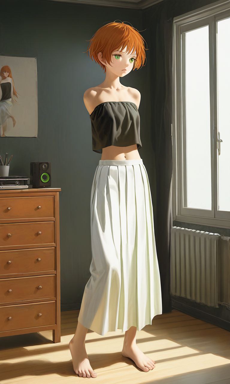 Barefoot armless girl (realistic) by iaebucabak on DeviantArt